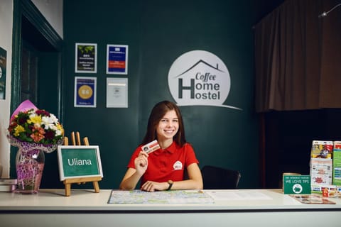 Staff, Property logo or sign, Lobby or reception