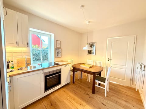 Kitchen or kitchenette, Dining area, oven, stove