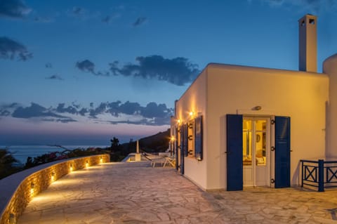 Property building, Night, Sea view