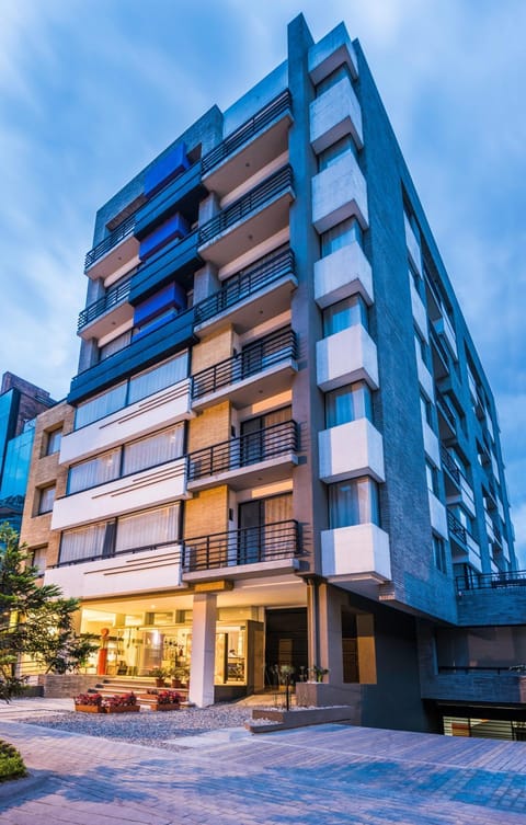 Property building, Off site, Sunset