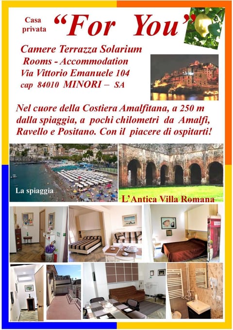 Casa Privata FOR YOU Bed and Breakfast in Minori