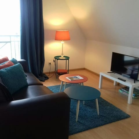 Balcon avec vue panoramique de la mer, le village et la campagne - parking privé Apartment in Wimereux