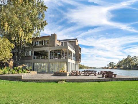 Property building, Natural landscape, River view