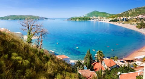 Day, Natural landscape, Bird's eye view, Sea view