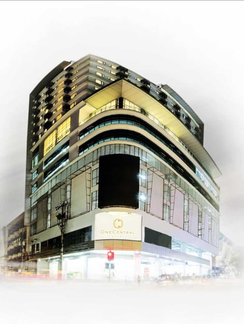 Property building, Facade/entrance, Bird's eye view, Sunset