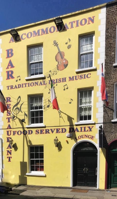 Property building, Facade/entrance, Day, Property logo or sign, Lounge or bar