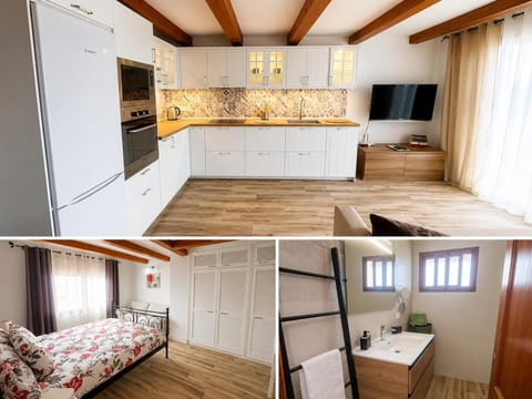 Kitchen or kitchenette, Living room