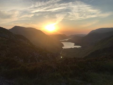 Nearby landmark, Natural landscape, Sunset