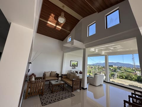 Natural landscape, Living room, Mountain view