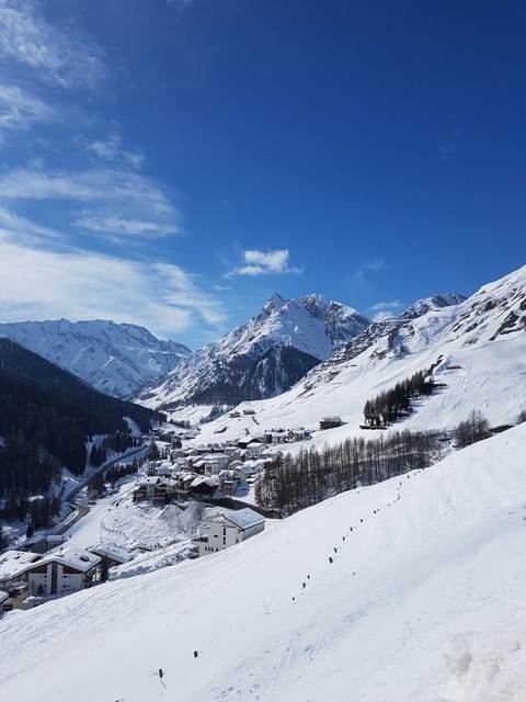 Natural landscape, Winter, Mountain view