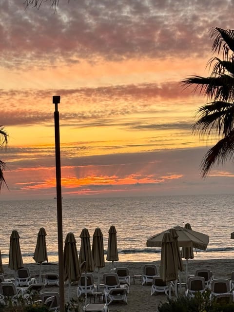 Beach, Sea view, Sunrise
