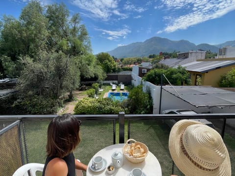 Day, Natural landscape, Garden, View (from property/room), Balcony/Terrace, Garden view, Mountain view, Swimming pool