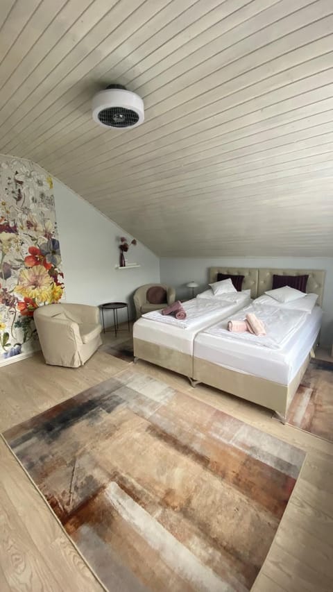 Bed, Living room, Photo of the whole room, Seating area, Bedroom