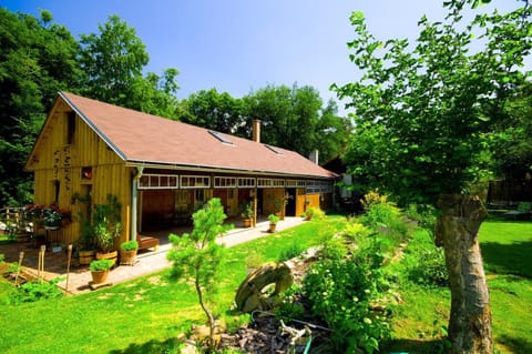 Property building, Facade/entrance, Spring, Day, Natural landscape, Garden, Garden view