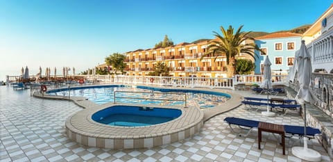 Property building, Pool view, Swimming pool