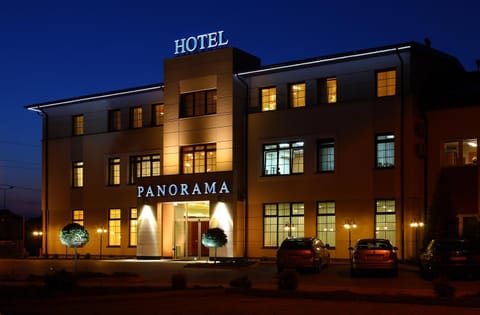 Property building, Night, Property logo or sign, Logo/Certificate/Sign, Parking