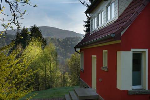 Property building, Spring, Day, Natural landscape, Mountain view