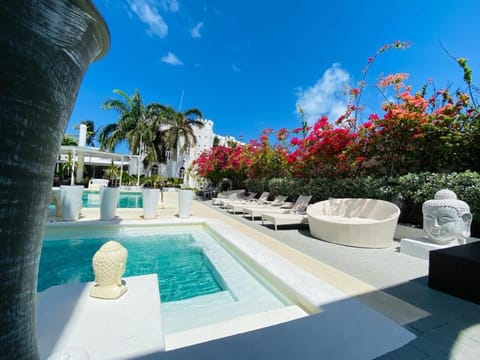 Pool view, Swimming pool, sunbed