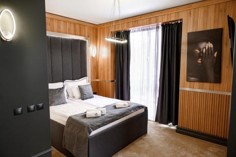 Bed, Photo of the whole room, Bedroom, towels, wardrobe