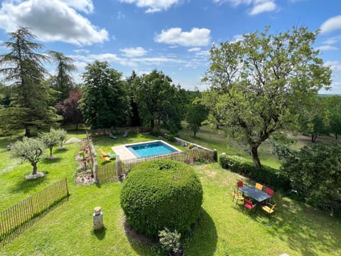 Spring, Day, Natural landscape, Garden, Garden view, Pool view, Swimming pool, sunbed