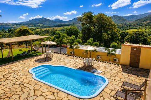 Natural landscape, Mountain view, Pool view, Swimming pool