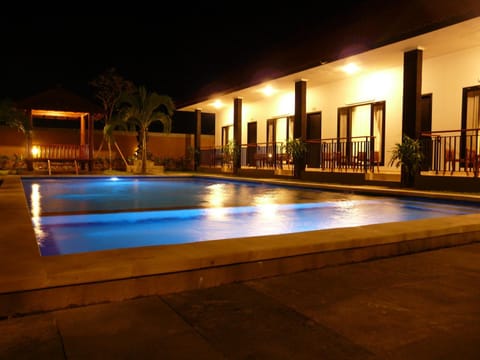 Night, Swimming pool, Swimming pool