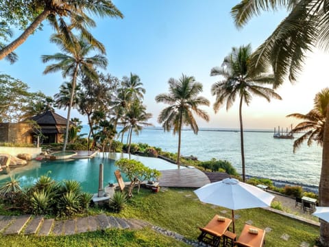 Sea view, Swimming pool, Sunset