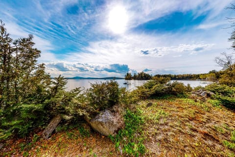 A-Frame on the Shore House in Moosehead Lake
