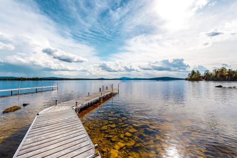 A-Frame on the Shore House in Moosehead Lake