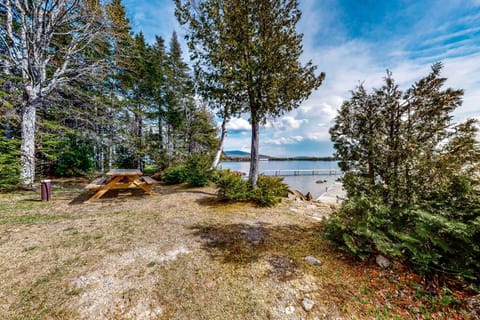 A-Frame on the Shore House in Moosehead Lake