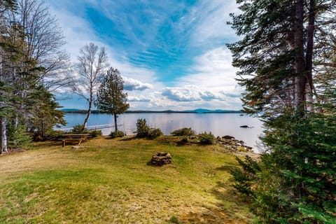 A-Frame on the Shore House in Moosehead Lake