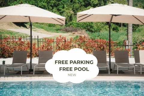 Property building, Pool view, Swimming pool