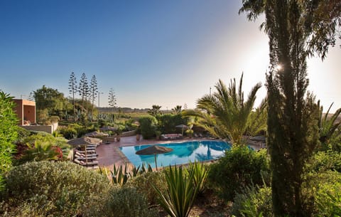 Day, Natural landscape, Garden, Garden view, Pool view, Swimming pool, sunbed
