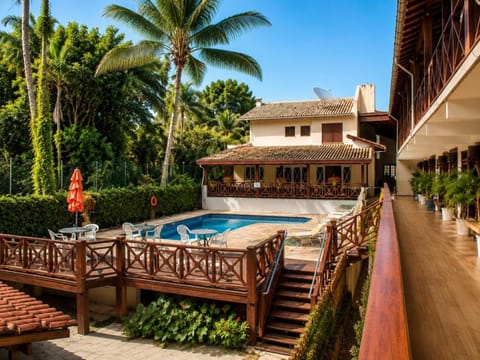 Property building, Patio, Day, Garden, View (from property/room), Swimming pool