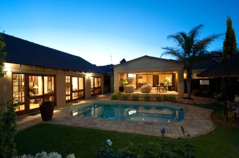 Property building, Night, Balcony/Terrace, Swimming pool