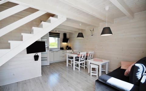 Białe Domki Lux Nature lodge in West Pomeranian Voivodeship, Poland