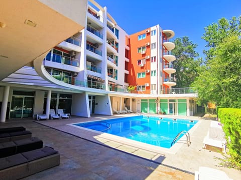 Property building, Day, Pool view