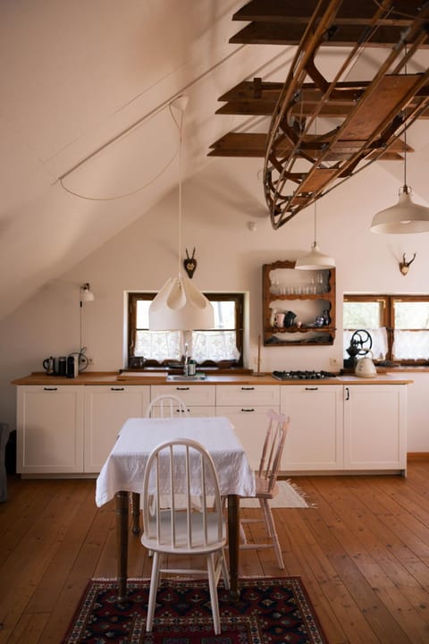 Kitchen or kitchenette, Dining area