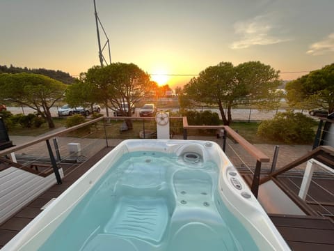 Hot Tub, Sunset