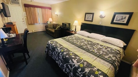 Bed, TV and multimedia, Living room, Photo of the whole room, Seating area, Evening entertainment, Bedroom, air conditioner