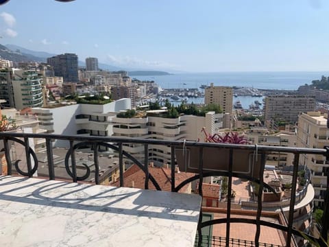 Plein coeur de Monaco, à 300 mètres à pied du port de Monaco, 4 pièces dans des escaliers vue mer exceptionnelle Apartment in Monaco