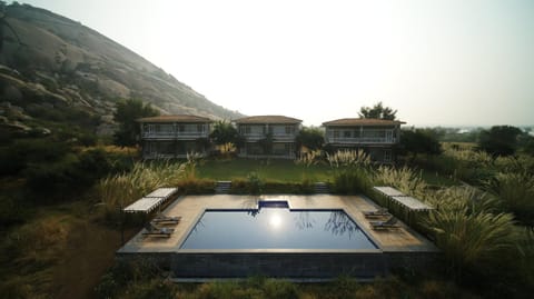 Pool view, Swimming pool, Swimming pool, Sunrise