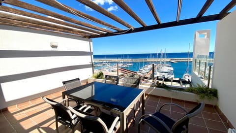 View (from property/room), Balcony/Terrace, Sea view