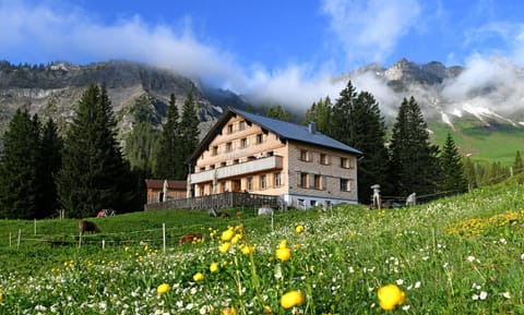 Property building, Natural landscape, Mountain view