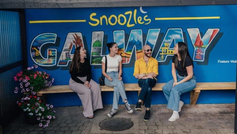 Property building, Patio, People, group of guests