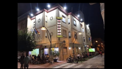 Property building, Night, People, Location, group of guests