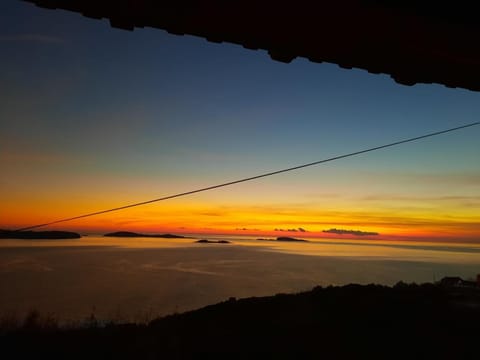 Natural landscape, Sea view, Sunset