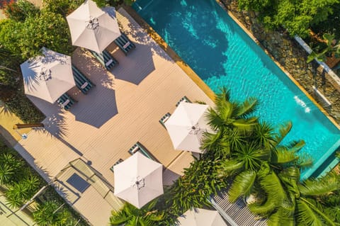 Bird's eye view, Swimming pool