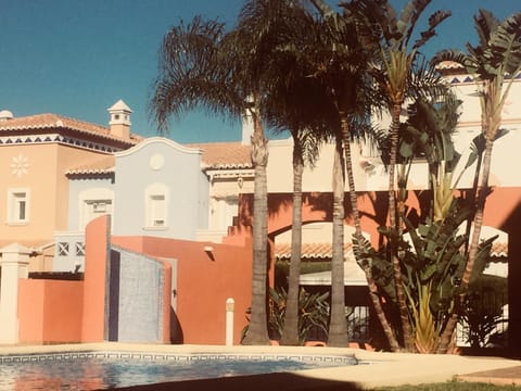 Off site, Pool view