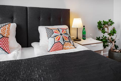 Bed, Decorative detail, Bedroom